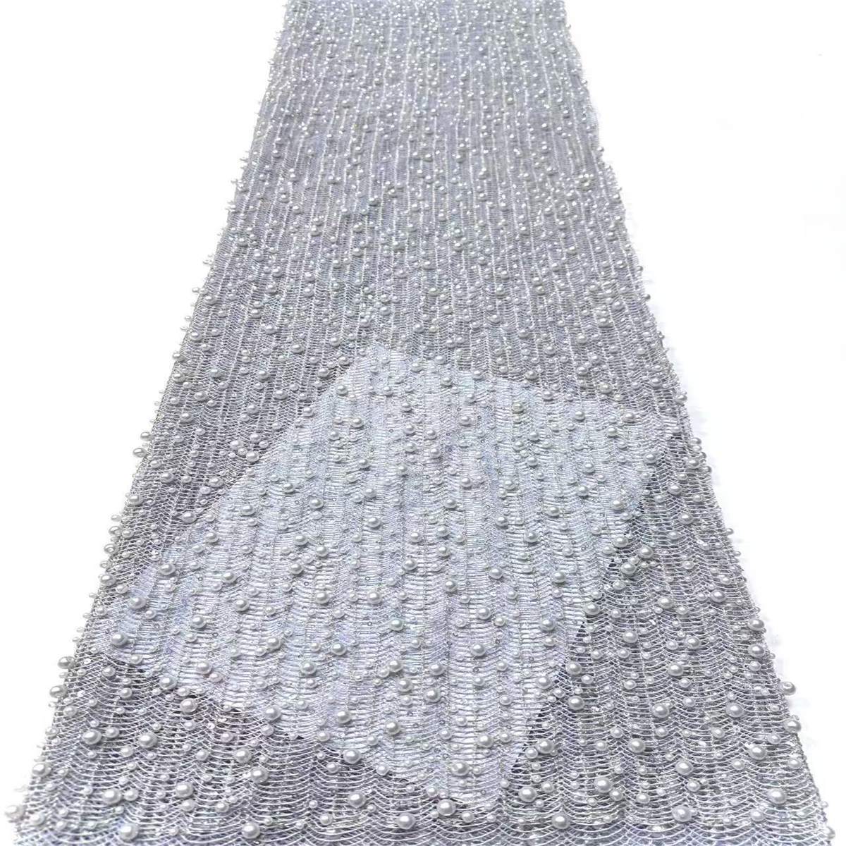 Beaded Tulle Fabric - 5 Yards | COD LIL9023
