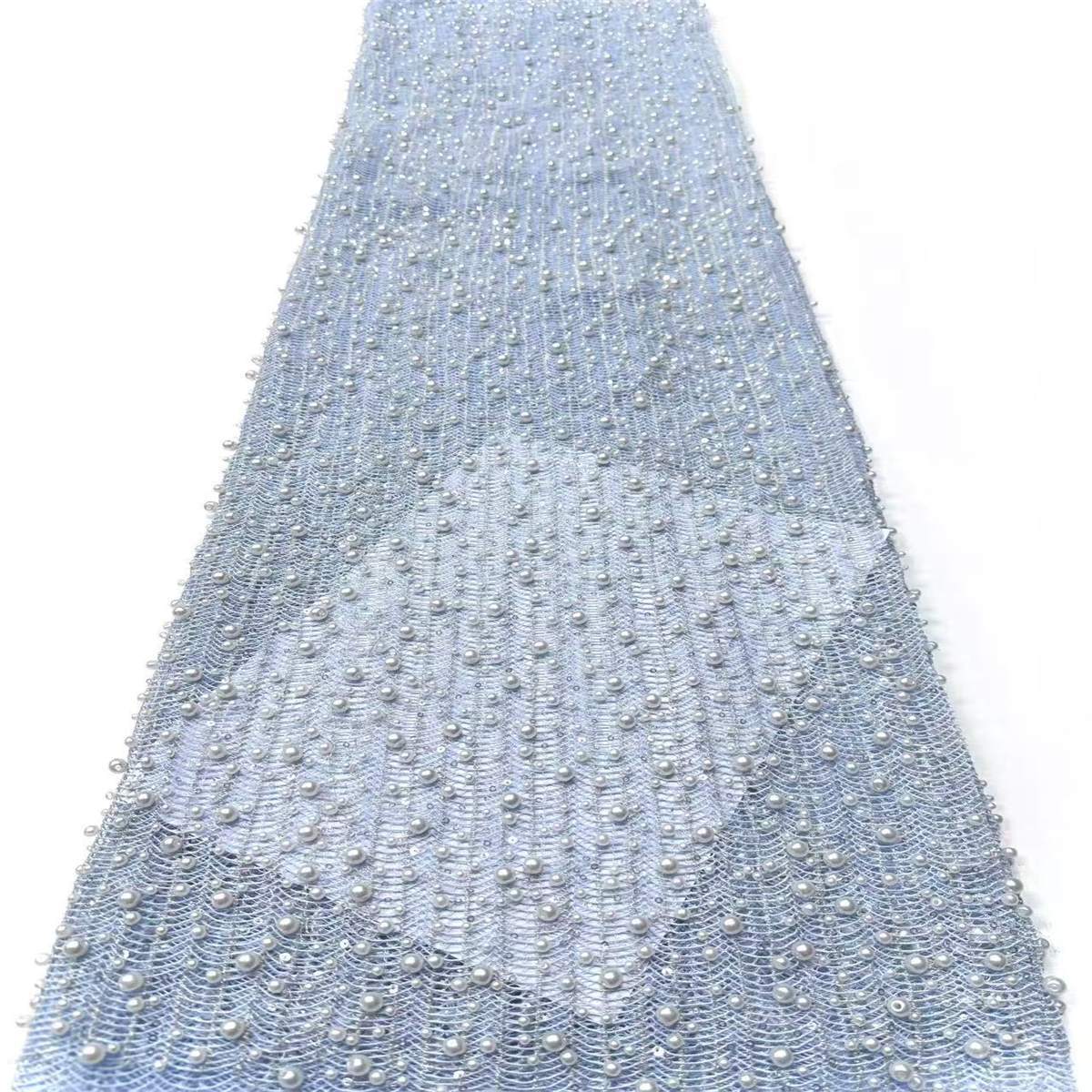 Beaded Tulle Fabric - 5 Yards | COD LIL9023