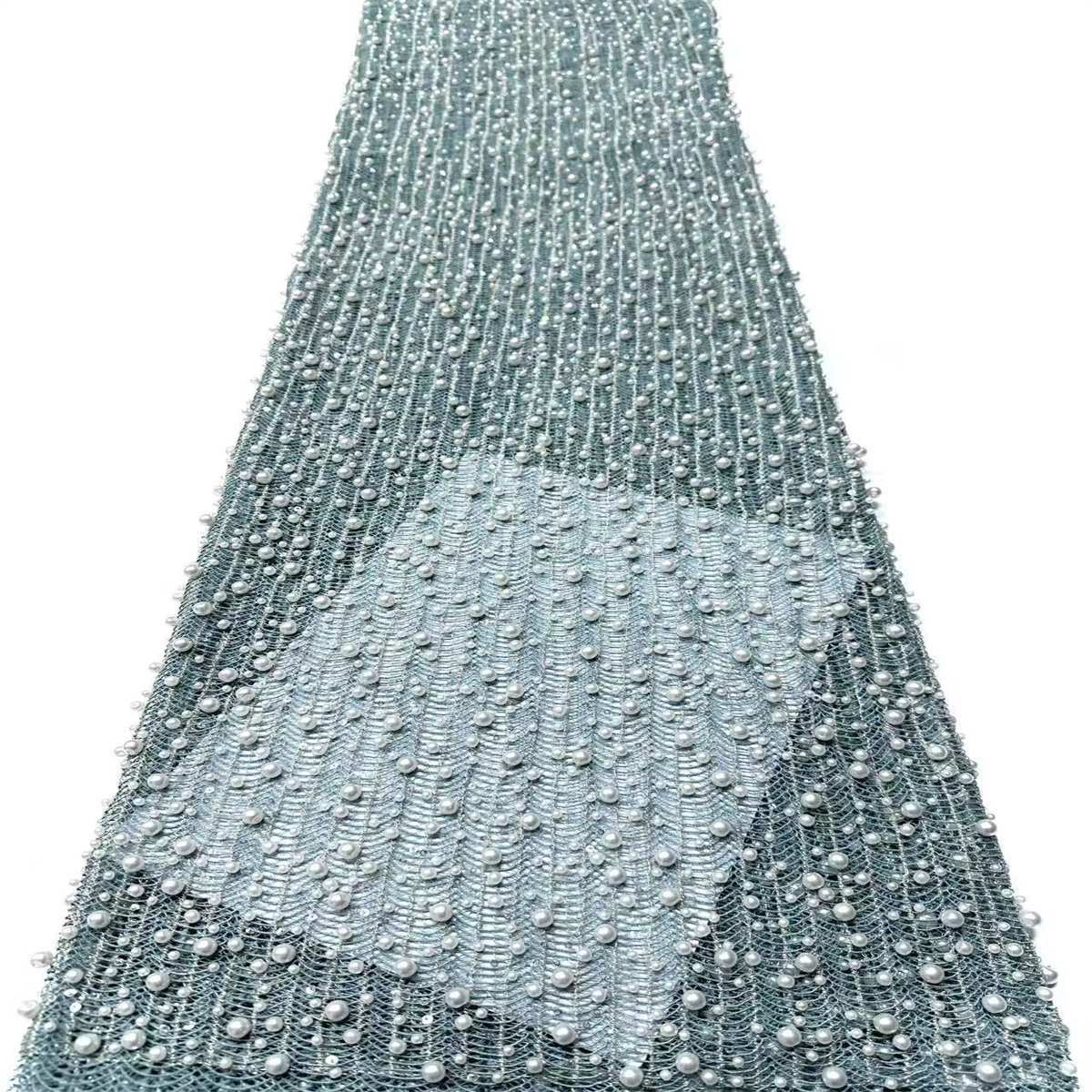 Beaded Tulle Fabric - 5 Yards | COD LIL9023