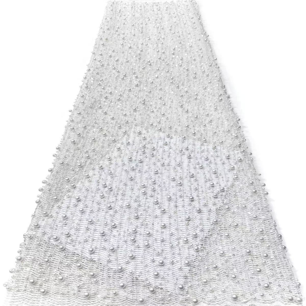 Beaded Tulle Fabric - 5 Yards | COD LIL9023