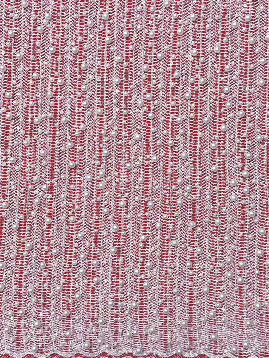 Beaded Lace Fabric - 5 Yards | MOD LIL9023
