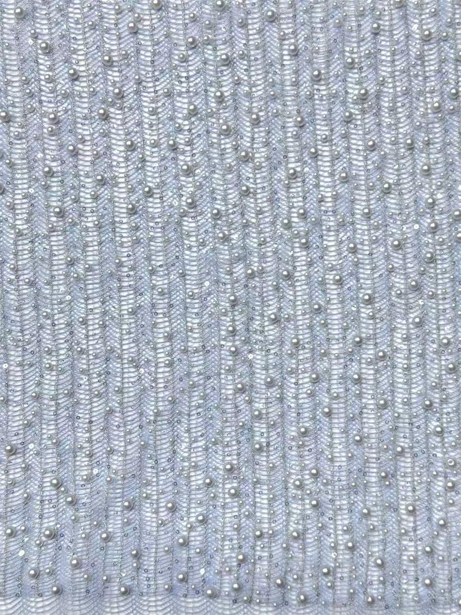 Beaded Lace Fabric - 5 Yards | MOD LIL9023