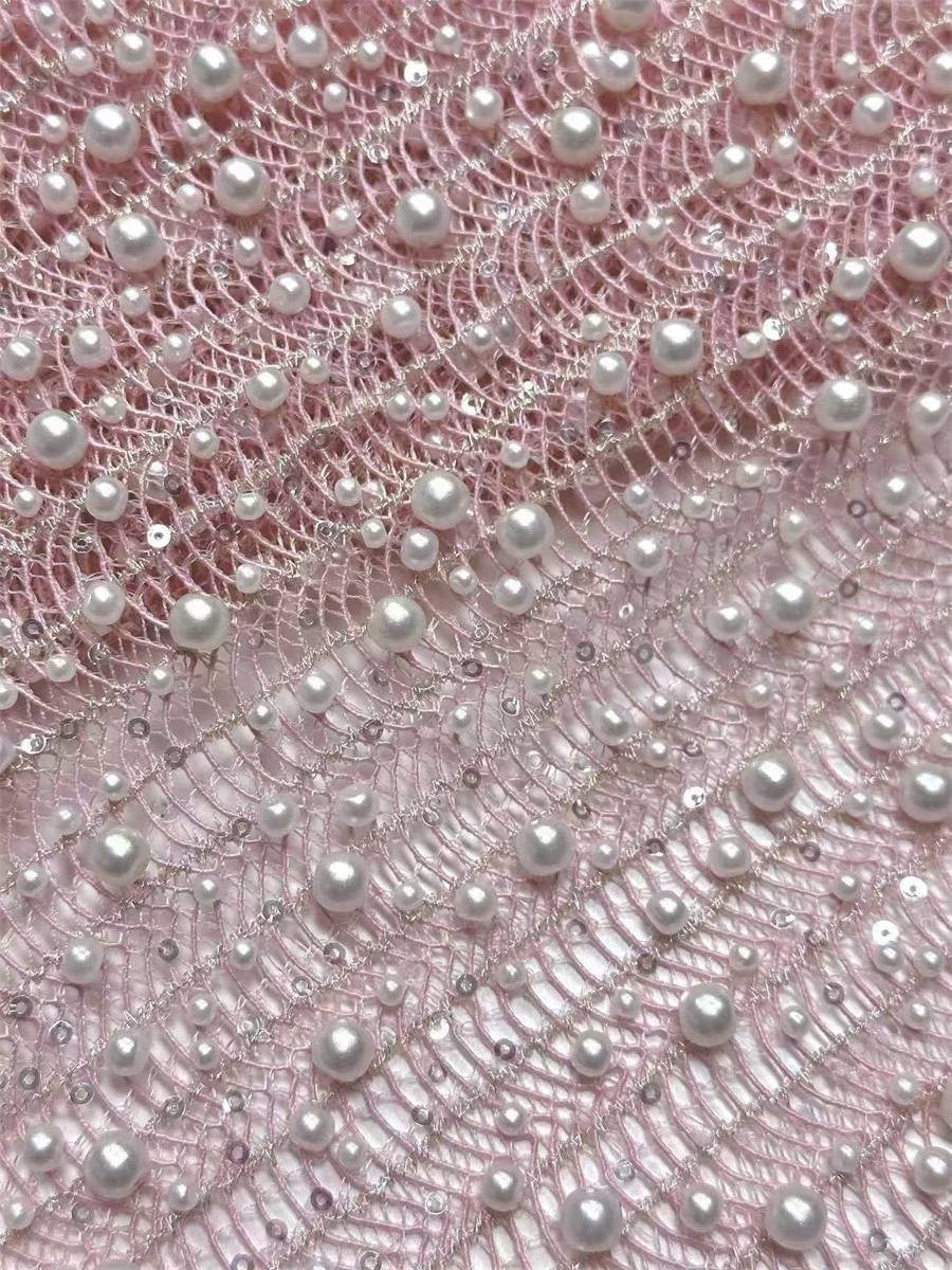 Beaded Lace Fabric - 5 Yards | MOD LIL9023