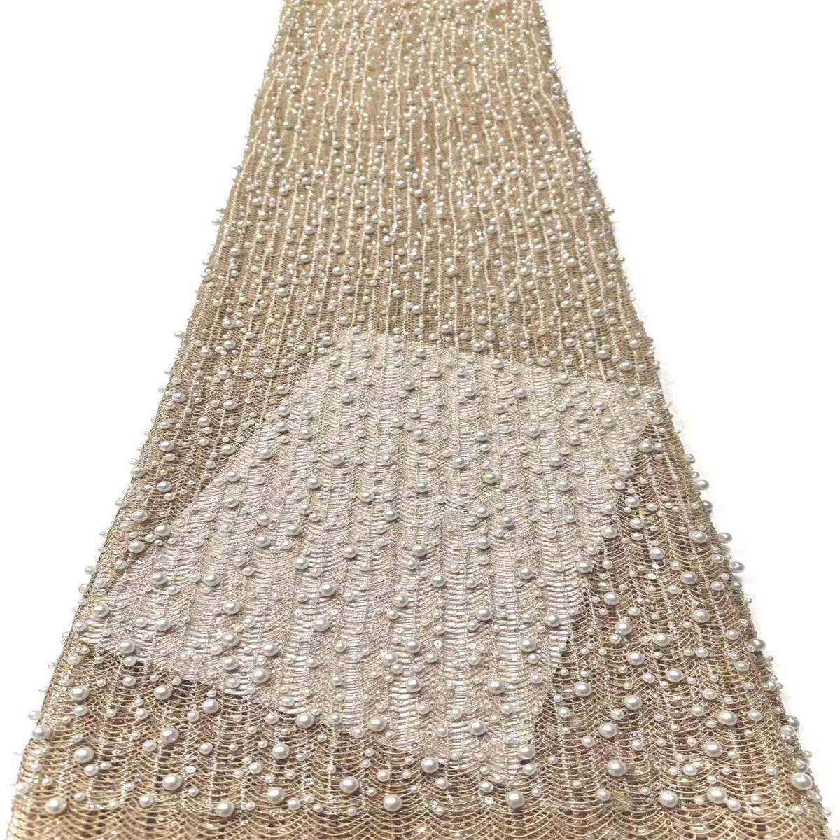 Beaded Tulle Fabric - 5 Yards | COD LIL9023
