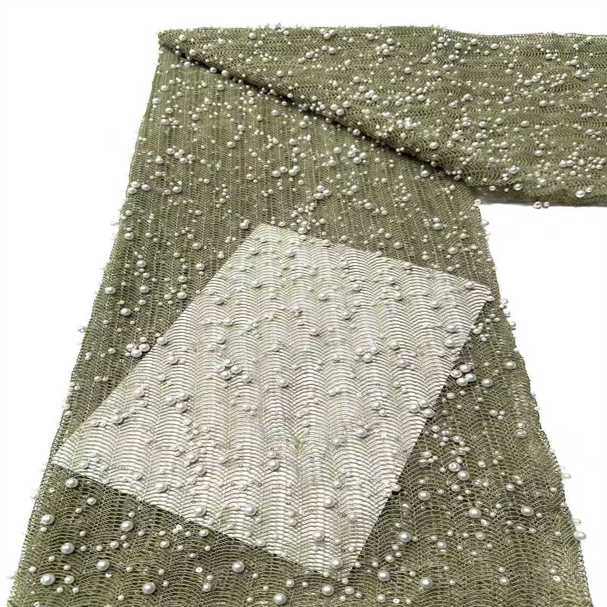 Beaded Tulle Fabric - 5 Yards | COD LIL9024