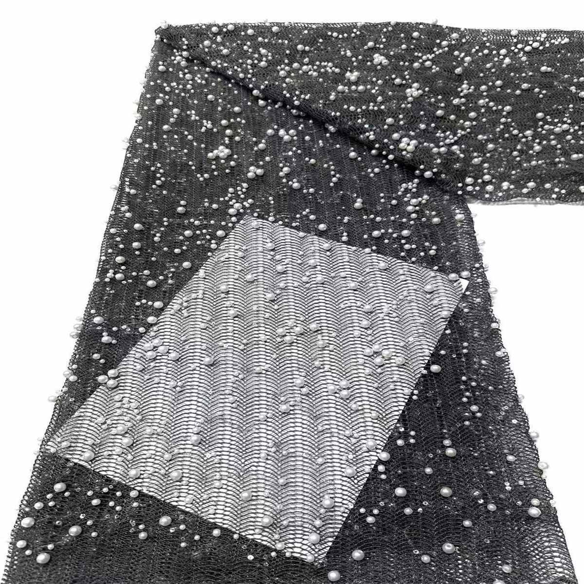 Beaded Tulle Fabric - 5 Yards | COD LIL9024