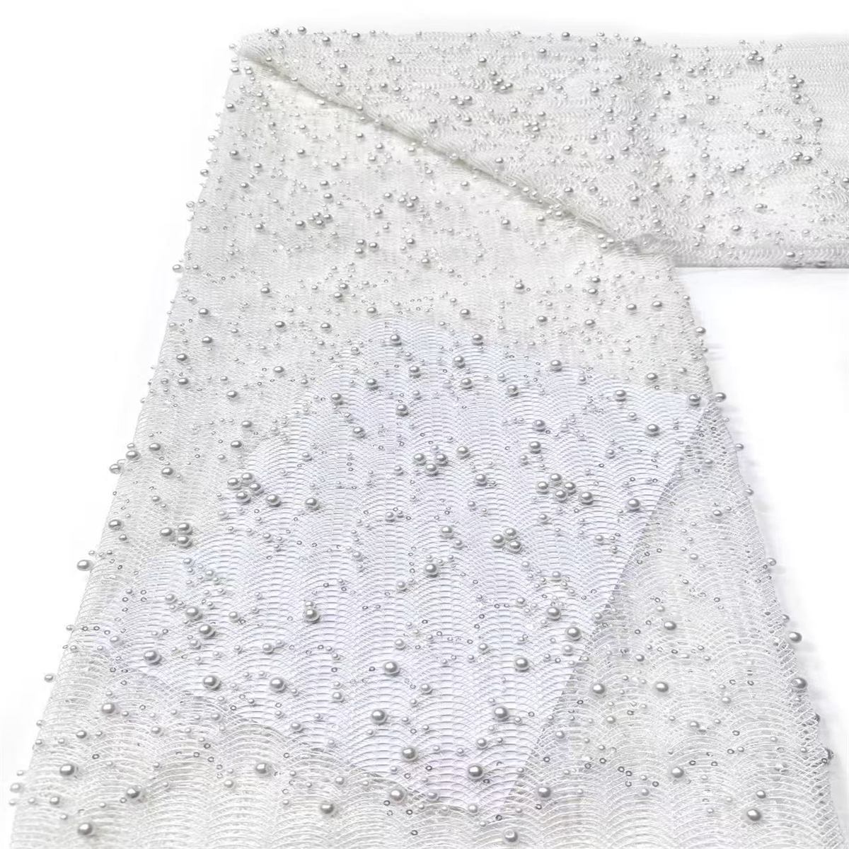 Beaded Tulle Fabric - 5 Yards | COD LIL9024