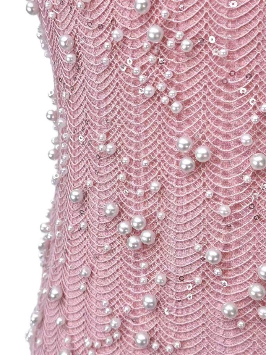 Beaded Tulle Fabric - 5 Yards | COD LIL9024