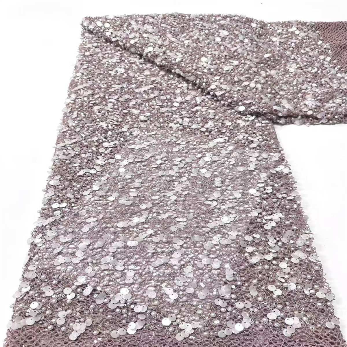 Beaded Tulle Fabric - 5 Yards | COD LIL9025