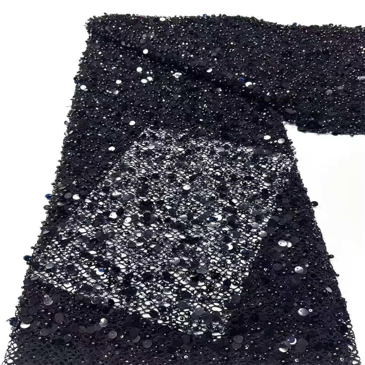 Beaded Tulle Fabric - 5 Yards | COD LIL9025