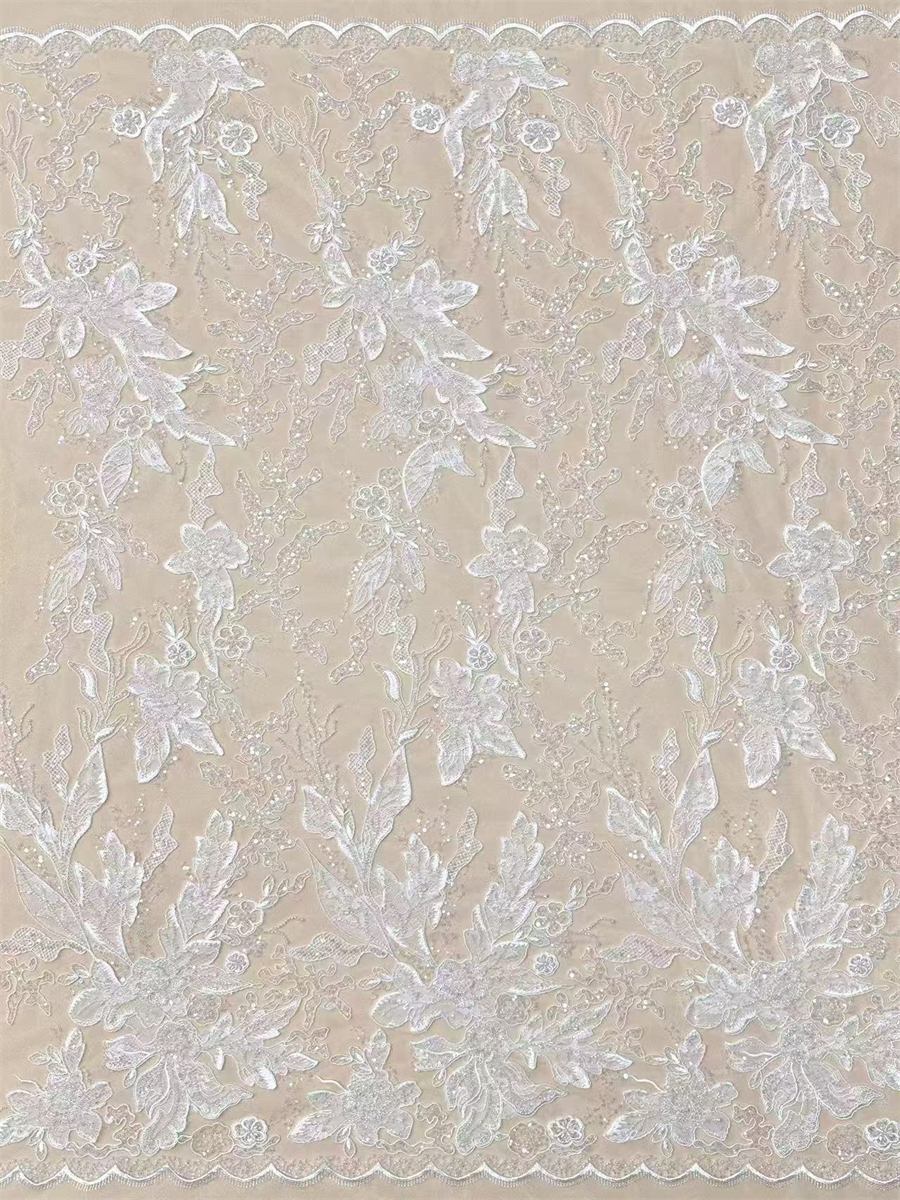 Beaded Tulle Fabric - 5 Yards | COD LIL9029
