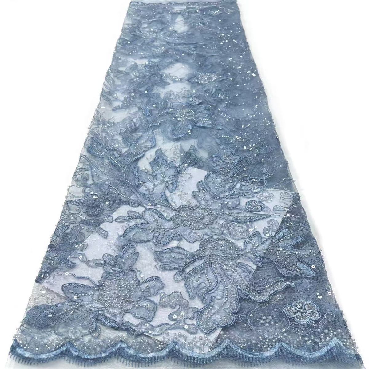 Beaded Tulle Fabric - 5 Yards | COD LIL9029