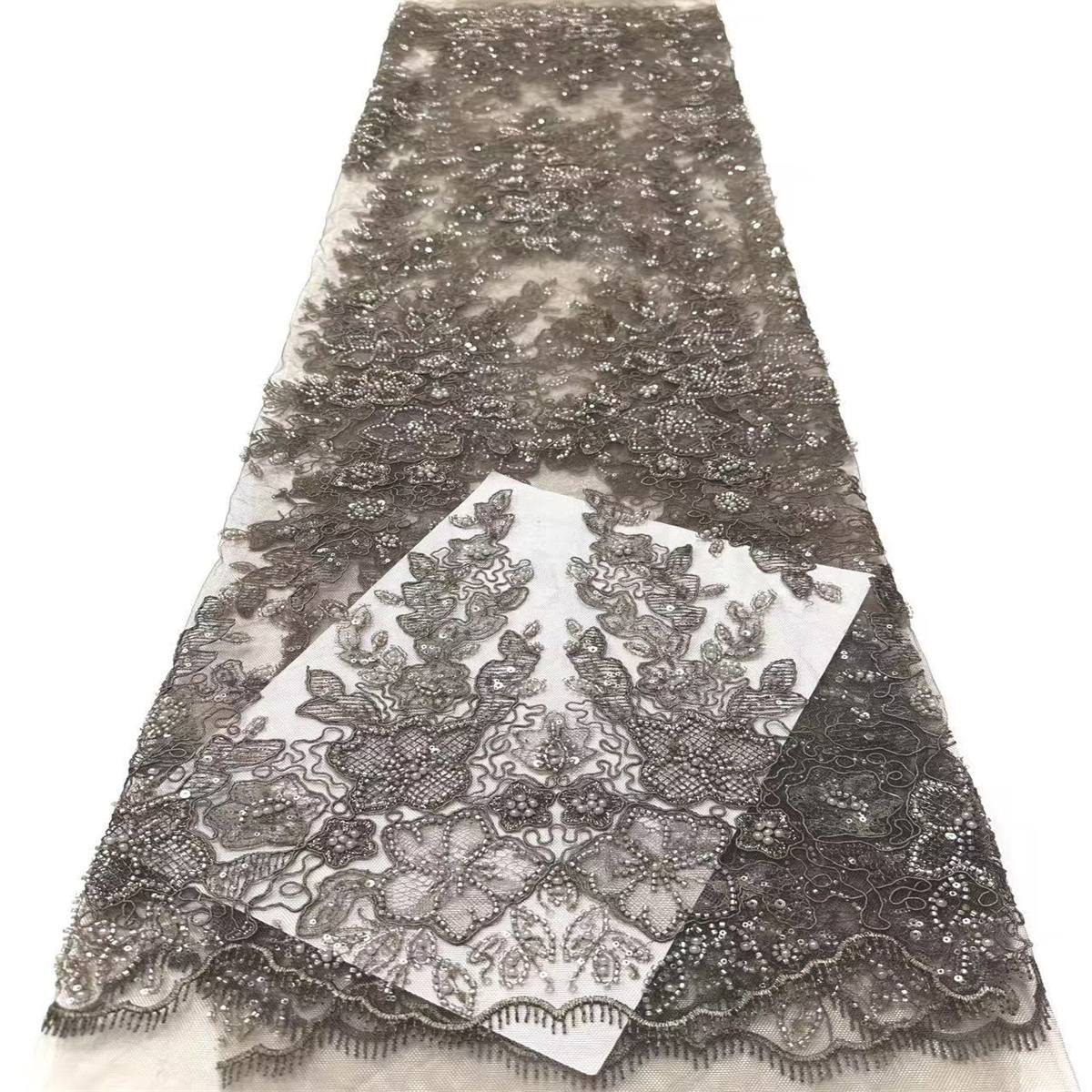 Beaded Tulle Fabric - 5 Yards | COD LIL9030