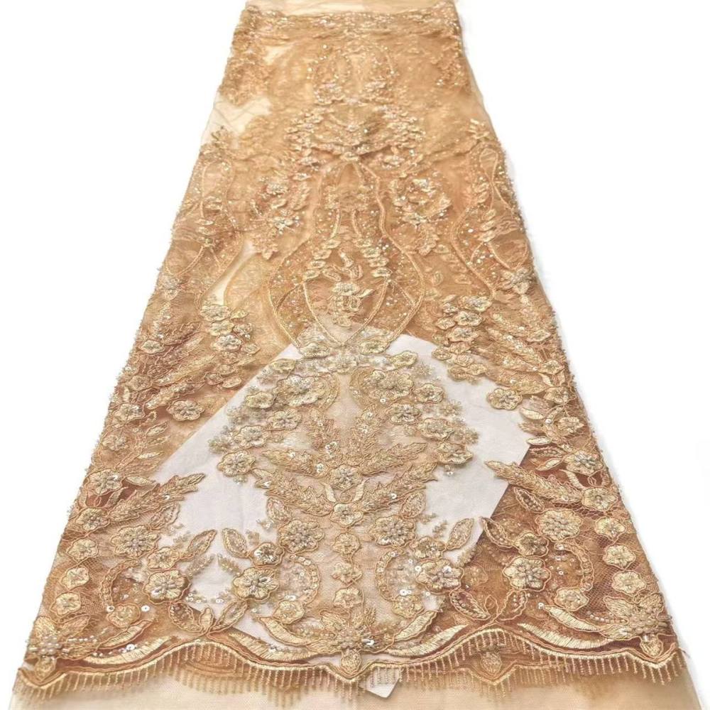 Beaded Tulle Fabric - 5 Yards | COD LIL9031