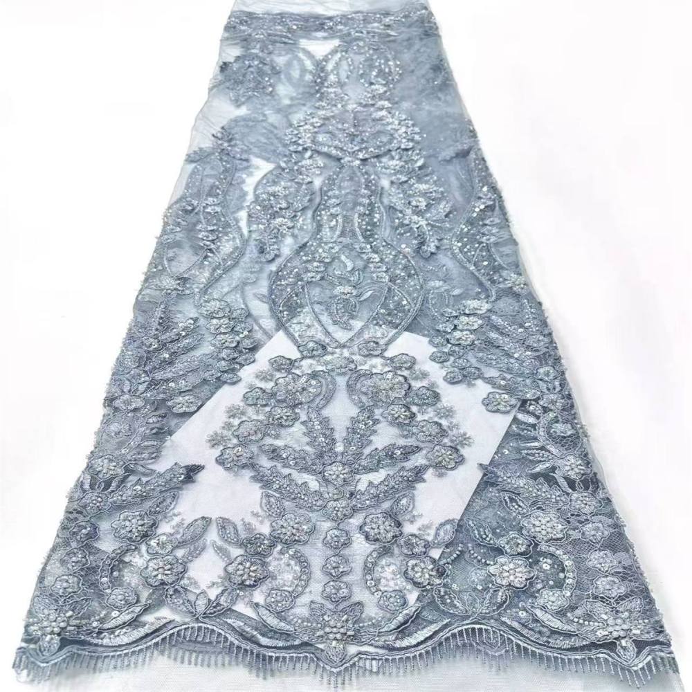 Beaded Tulle Fabric - 5 Yards | COD LIL9031