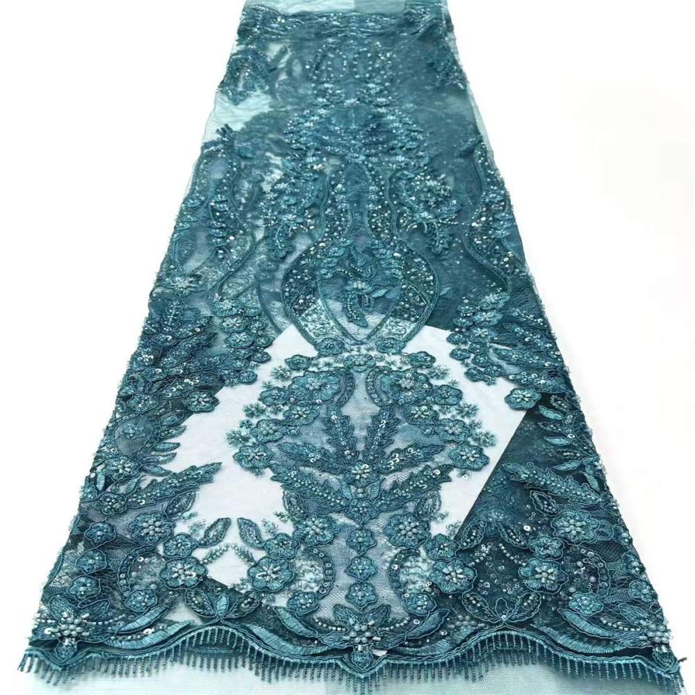 Beaded Tulle Fabric - 5 Yards | COD LIL9031