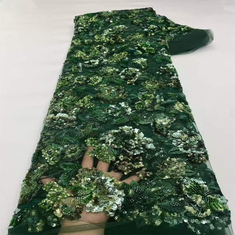 Beaded Tulle Fabric - 5 Yards | COD LIL9035