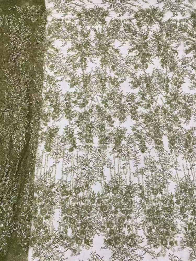 Beaded Tulle Fabric - 5 Yards | COD LIL9036