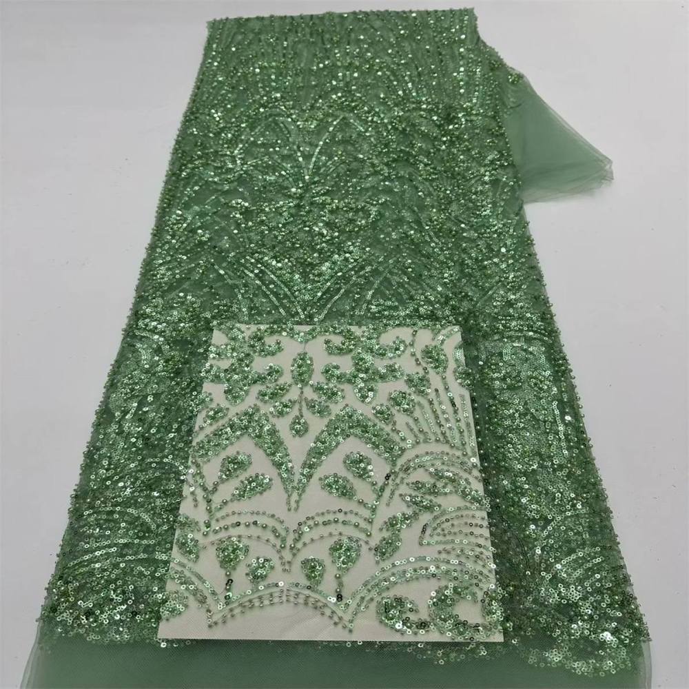 Beaded Tulle Fabric - 5 Yards | COD LIL9039