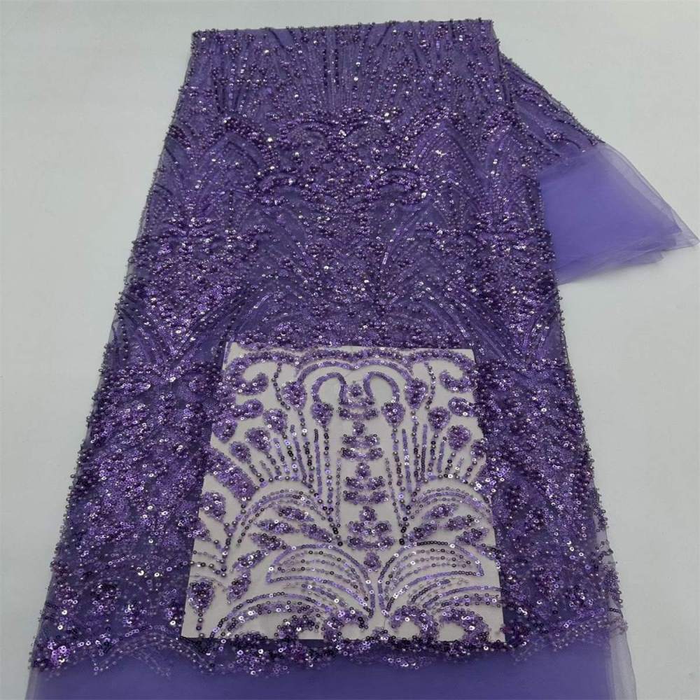 Beaded Tulle Fabric - 5 Yards | COD LIL9039