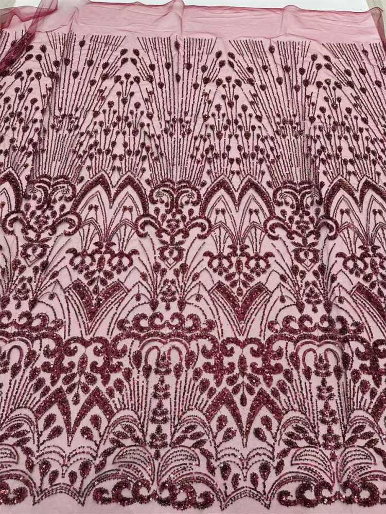 Beaded Tulle Fabric - 5 Yards | COD LIL9039