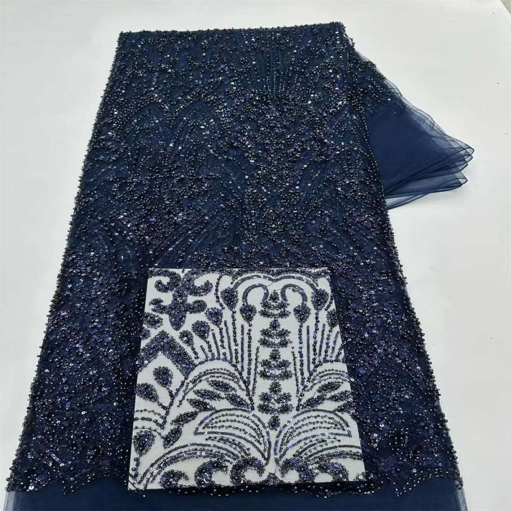 Beaded Tulle Fabric - 5 Yards | COD LIL9039