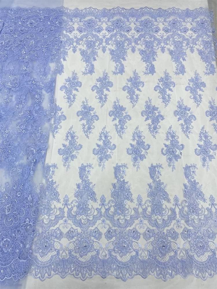 Beaded Tulle Fabric - 5 Yards | COD LIL9042
