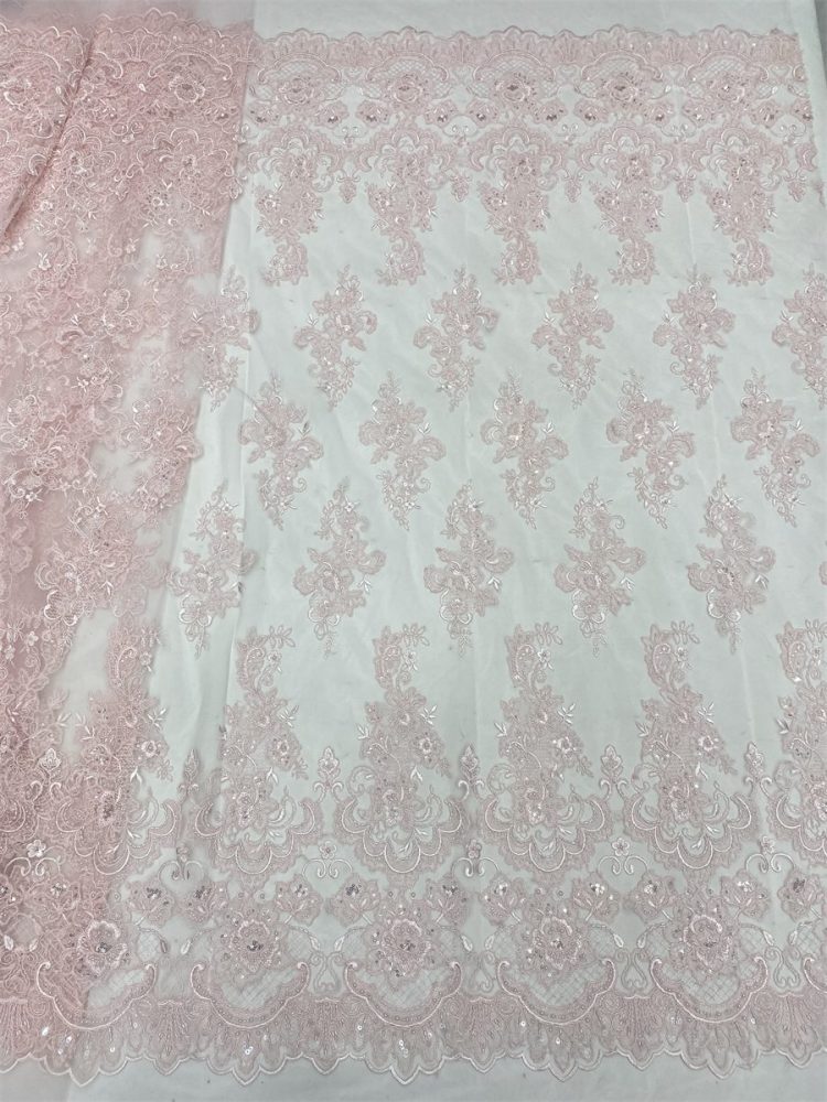 Beaded Tulle Fabric - 5 Yards | COD LIL9042