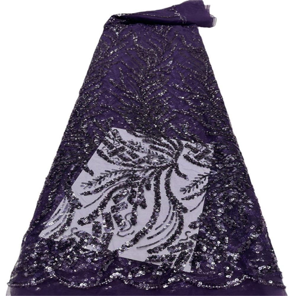 Beaded Tulle Fabric - 5 Yards | COD PFS033