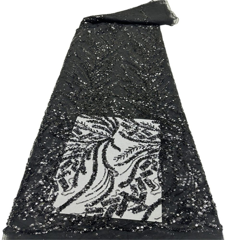 Beaded Tulle Fabric - 5 Yards | COD PFS033