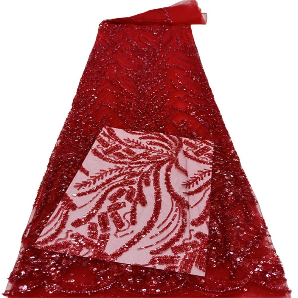 Beaded Tulle Fabric - 5 Yards | COD PFS033