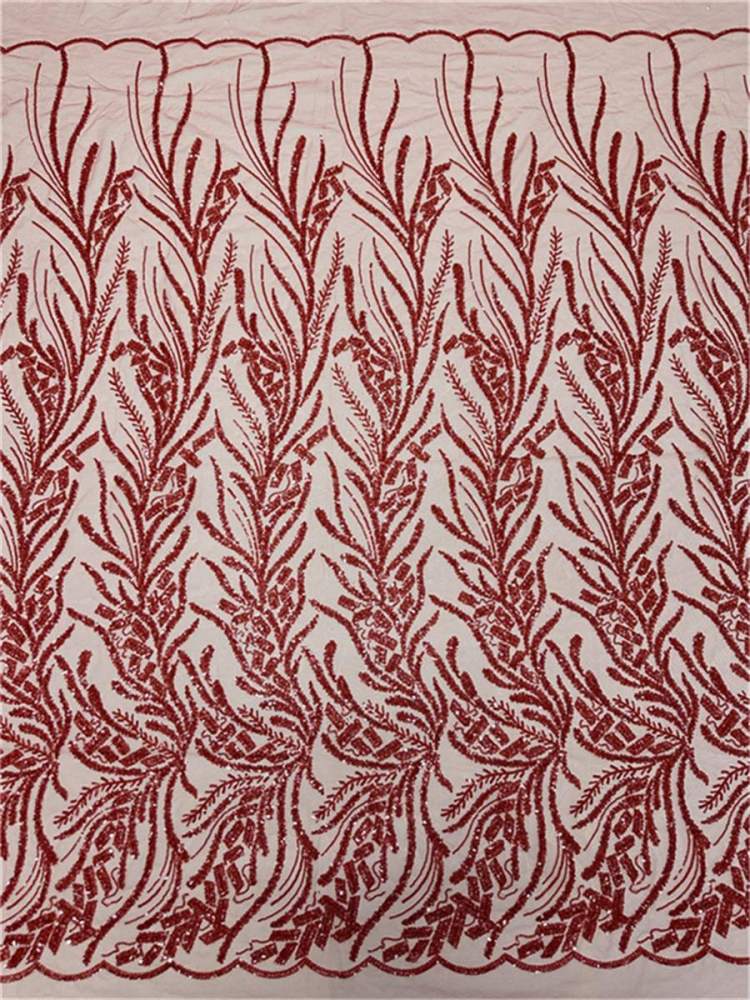 Beaded Tulle Fabric - 5 Yards | COD PFS033