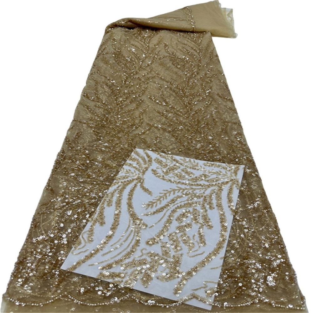 Beaded Tulle Fabric - 5 Yards | COD PFS033