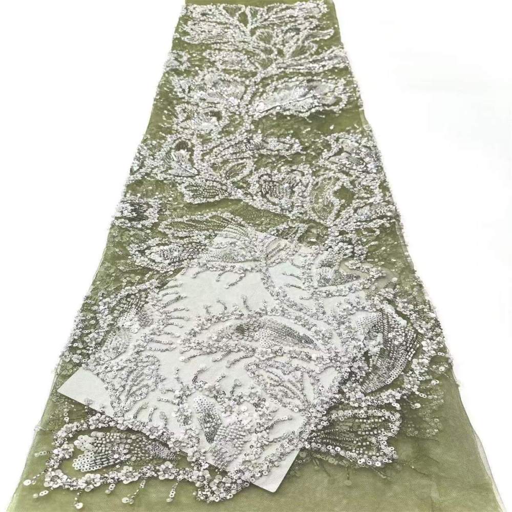 Beaded Tulle Fabric - 5 Yards | COD LIL9034