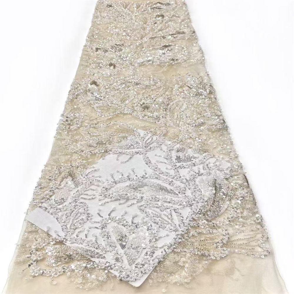 Beaded Tulle Fabric - 5 Yards | COD LIL9034
