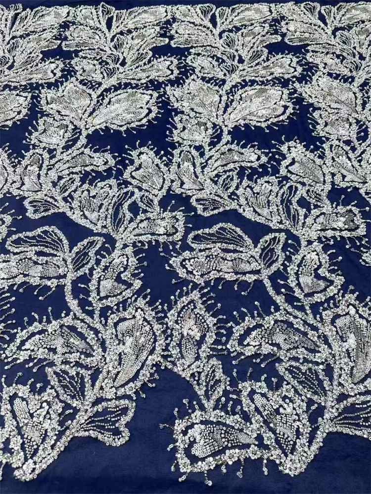 Beaded Tulle Fabric - 5 Yards | COD LIL9034