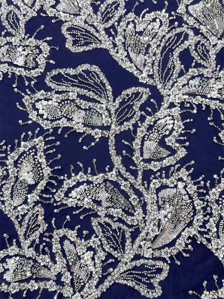 Beaded Tulle Fabric - 5 Yards | COD LIL9034