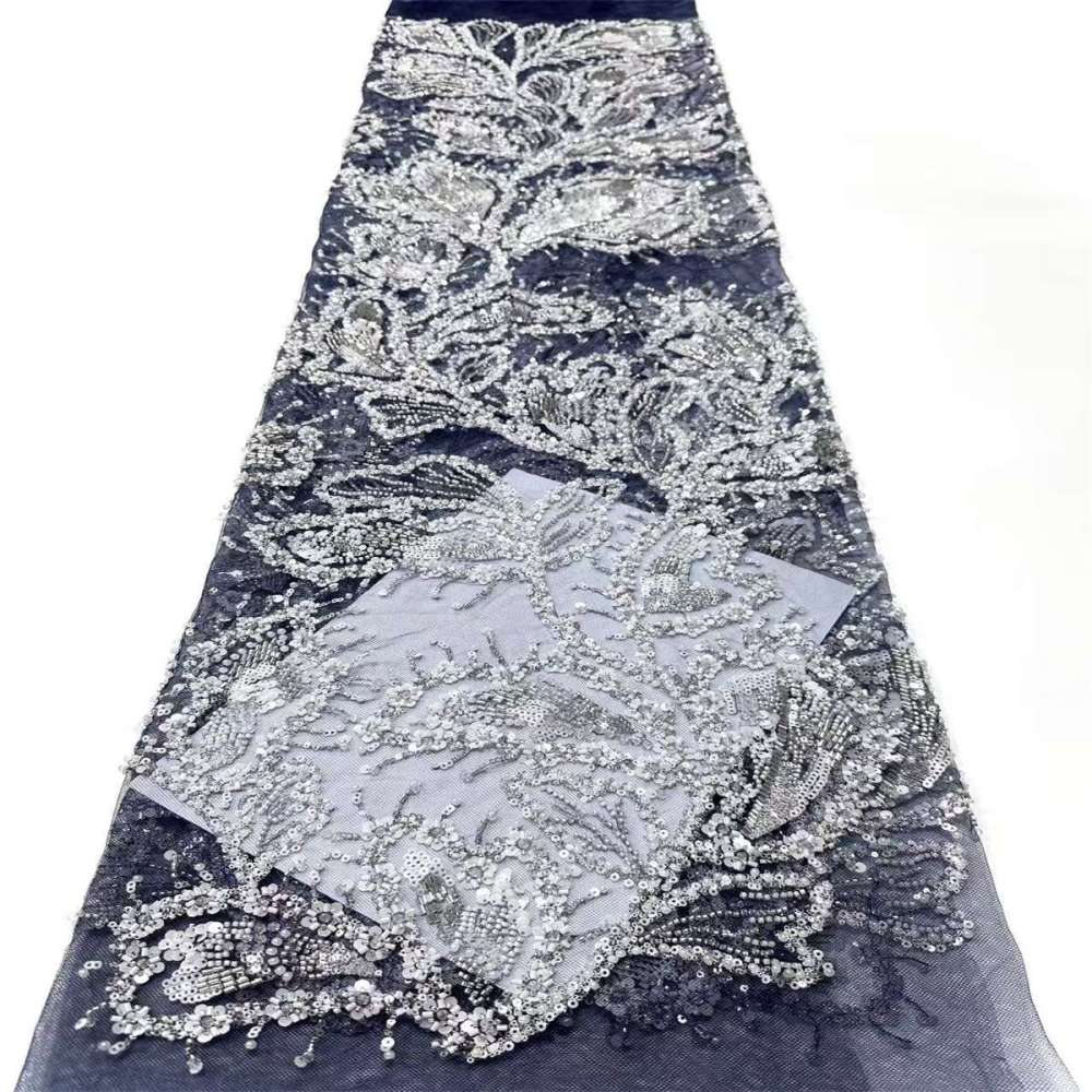 Beaded Tulle Fabric - 5 Yards | COD LIL9034