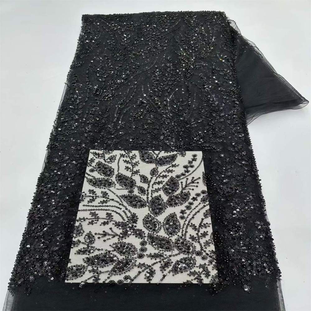 Beaded Tulle Fabric - 5 Yards | COD LIL9037
