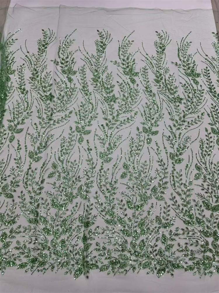 Beaded Tulle Fabric - 5 Yards | COD LIL9037