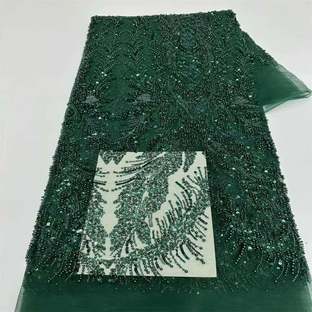 Beaded Tulle Fabric - 5 Yards | COD LIL9041