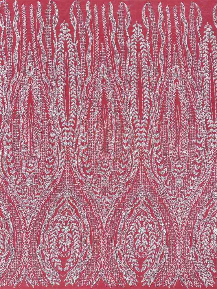 Beaded Tulle Fabric - 5 Yards | COD LIL9043