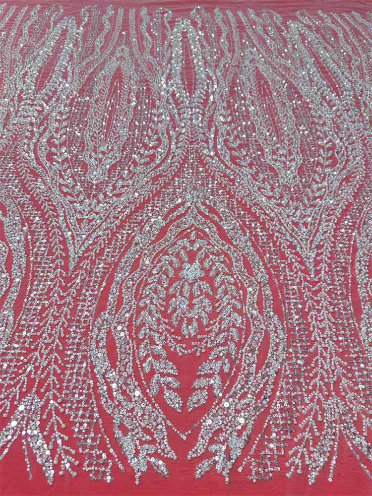 Beaded Tulle Fabric - 5 Yards | COD LIL9043