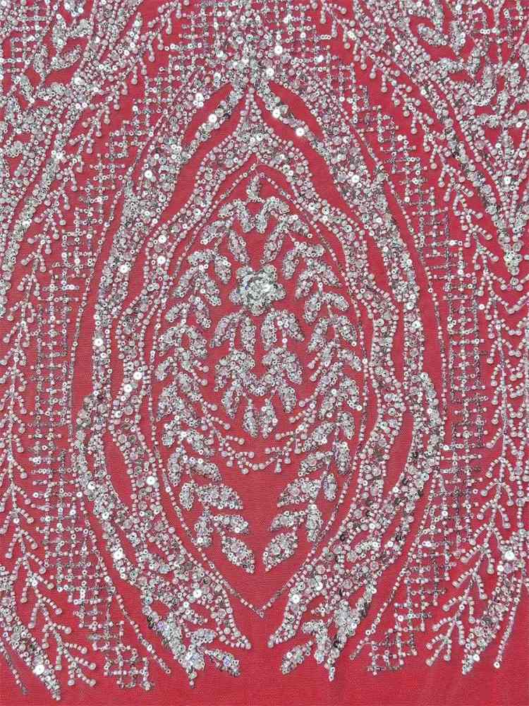 Beaded Tulle Fabric - 5 Yards | COD LIL9043