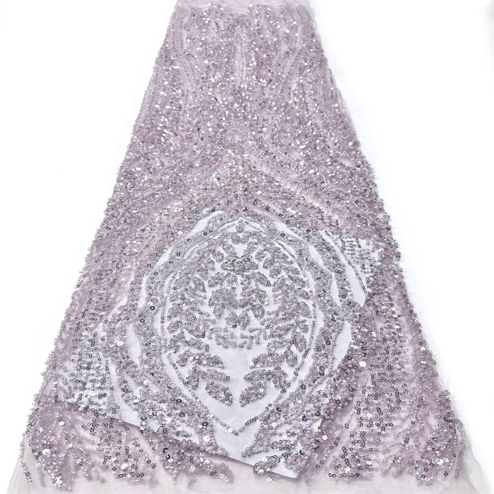 Beaded Tulle Fabric - 5 Yards | COD LIL9043