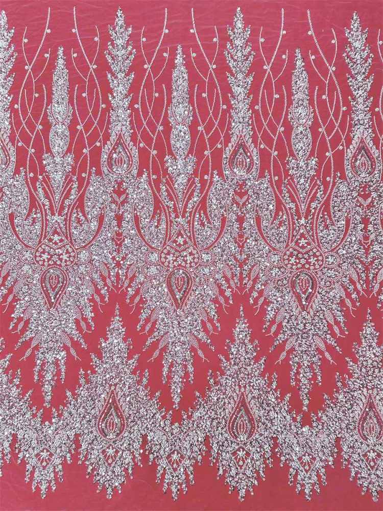 Beaded Tulle Fabric - 5 Yards | COD LIL9046