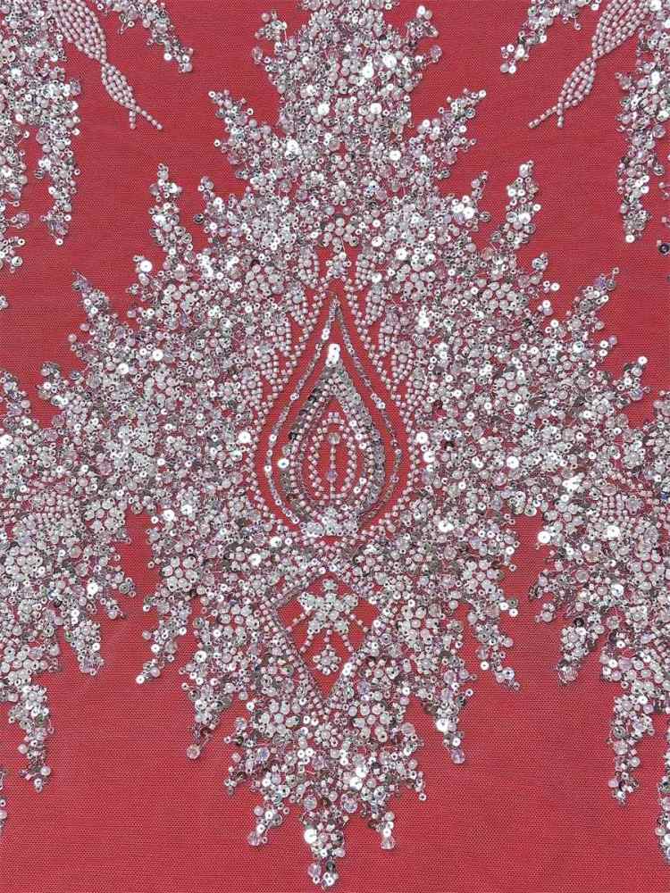 Beaded Tulle Fabric - 5 Yards | COD LIL9046