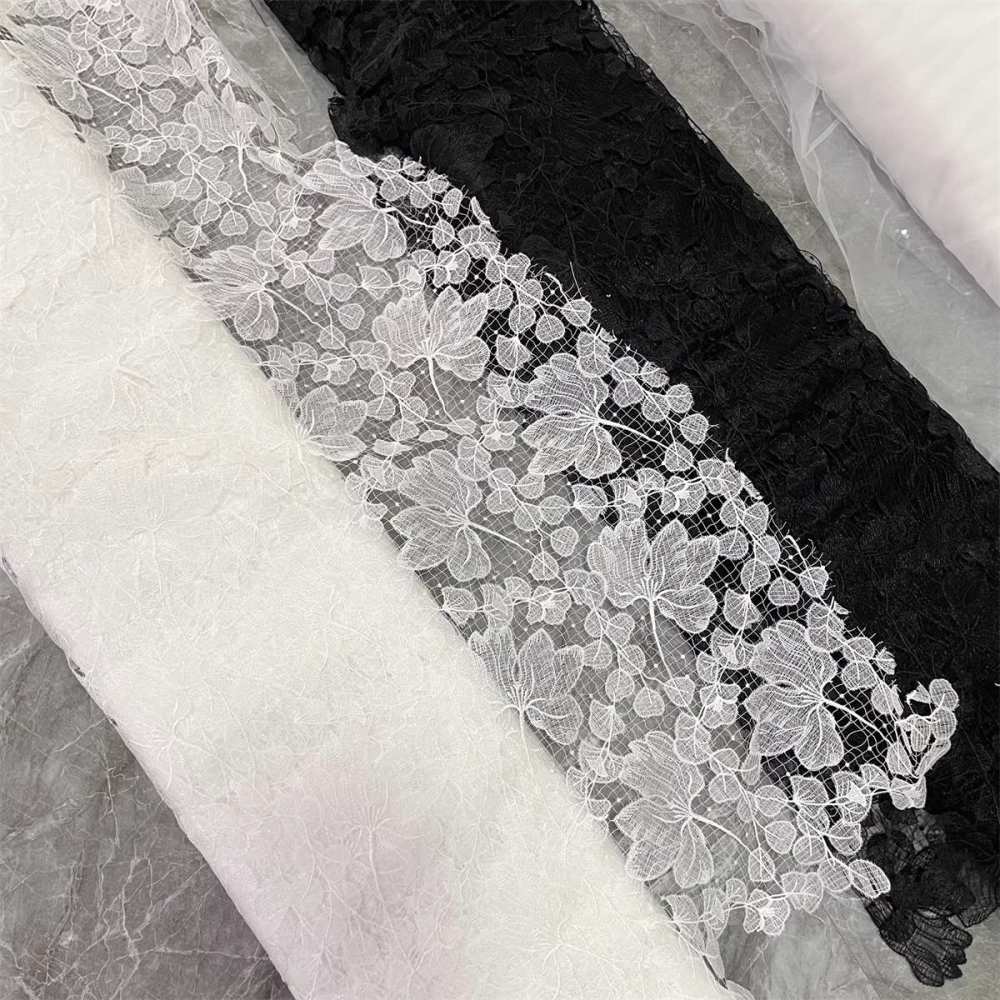 1 Yard Bridal Lace Fabric, Guipure Lace Fabric, Wedding Lace Fabric, ITM SX019