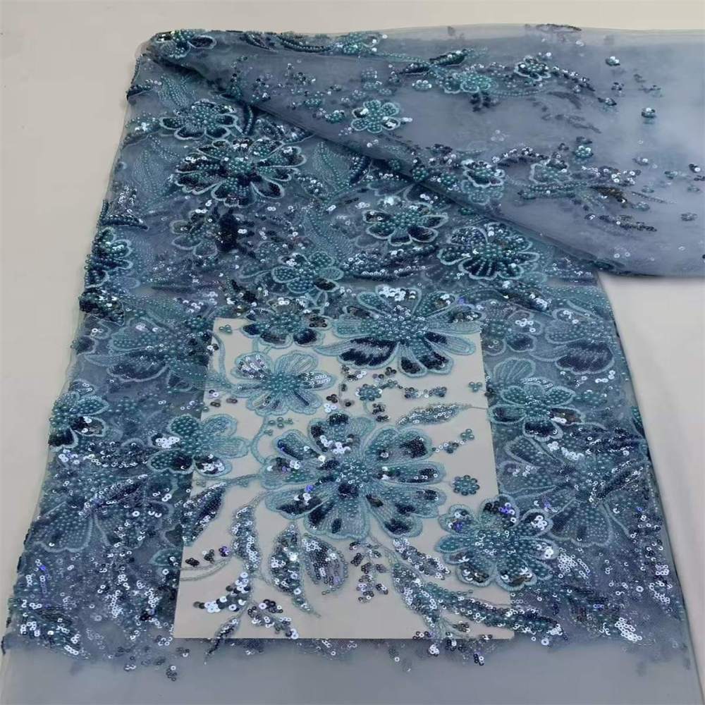 Beaded Tulle Fabric - 5 Yards | JX499