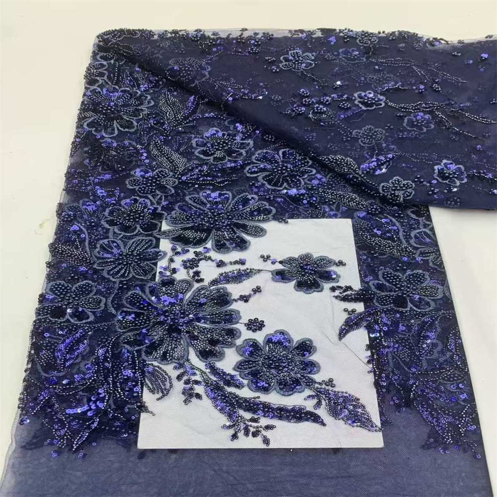 Beaded Tulle Fabric - 5 Yards | JX499